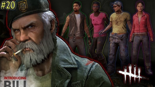 'NEW SURVIVOR BILL FROM L4D!!! NEW DLC LEFT BEHIND | Dead By Daylight #20 (Patch 1.4.2)'