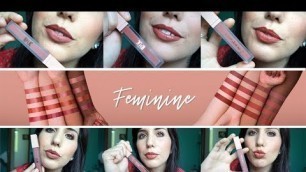 'FEMININE BY MULAC, I NUOVI ROSSETTI LIQUIDI! TUTTI GLI SWATCHES E COMPARAZIONI'