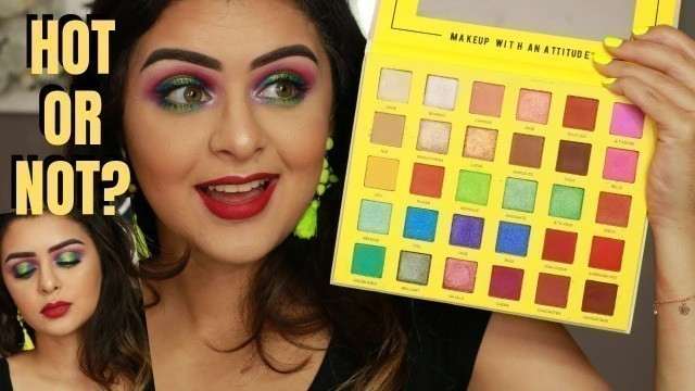 'RUDE COSMETICS C\'EST FANTASTIQUE EYESHADOW PALETTE REVIEW & TUTORIAL | SHEILA SHIMMERS'