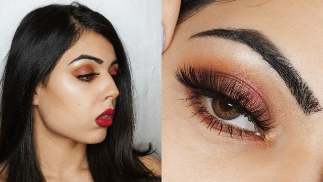 'KYLIE BURGUNDY PALETTE | COPPER SMOKEY EYE'