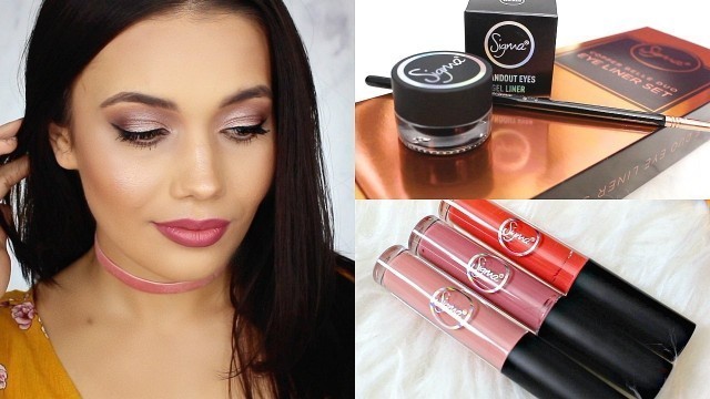 'Sigma Beauty Copper Belle Holiday Unboxing + Makeup Tutorial'