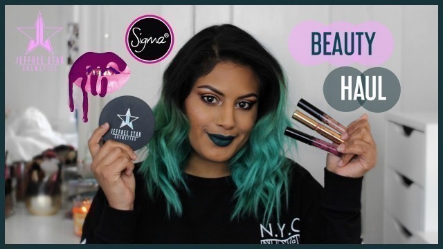 'My First Haul of 2017 | Jeffree Star + Kylie Cosmetics + Sigma Beauty'