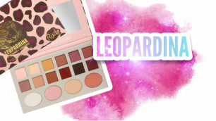 'PALETA DE SOMBRAS LEOPARDINA / RUDE COSMETICS / SWATCHES'