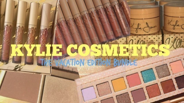 'KYLIE COSMETICS SUMMER COLLECTION: Vacation Edition | Review, Swatches, Tutorial | Lauren Miller'