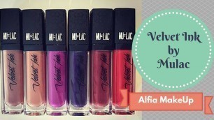 'VELVET INK - Le tinte labbra Mulac Cosmetics!'