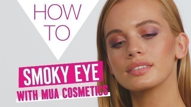 'HOW TO | Smoky Eye With MUA Cosmic Vixen Eyeshadow Palette | Superdrug'