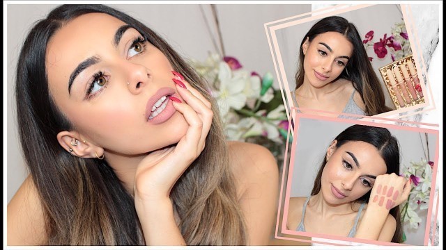 'KYLIE COSMETICS \"Send me more Nudes\" SWATCHES & COMPARISONS Review // Emilie Maggie'