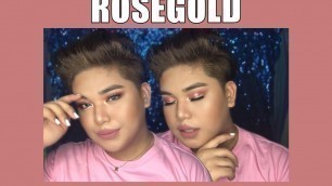 'Burgundy Rosegold Eye look ft. Kylie Cosmetics | The Queen Kylie'