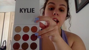 'Kylie Burgundy Palette Tutorial'