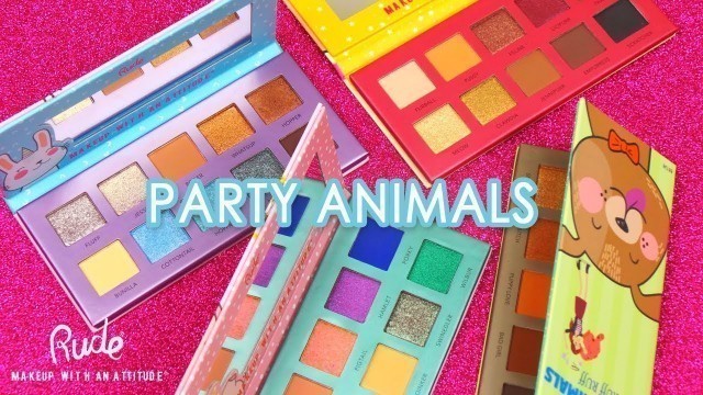 'Party Animals Collection | Rude Cosmetics'