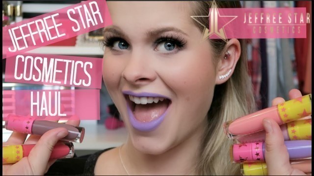 'Jeffree Star Cosmetics Haul + First Impressions + Swatches'