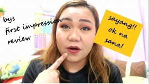 'BYS MAKEUP KIT   FIRST IMPRESSION AND REVIEW'