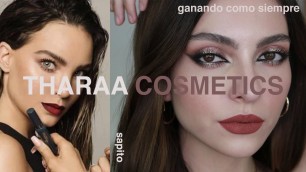 Maquillaje para GANAR COMO SIEMPRE..... RESEÑA THARAA COSMETICS | Anna Sarelly