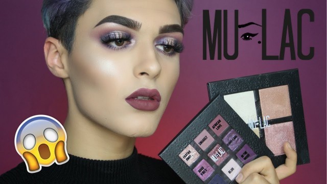 'PROVO TANTI PRODOTTI MULAC! - PURPLE HALO SMOKEY EYES MAKEUP TUTORIAL || Andrea Cimatti'