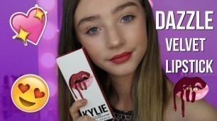 'Kylie Jenner Velvet Lip Kit | DAZZLE | Review + Swatches'