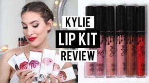 'KYLIE LIP KIT: WORTH THE HYPE?! | Review, Swatches + EXACT DUPES for ALL 6 Shades | JamiePaigeBeauty'