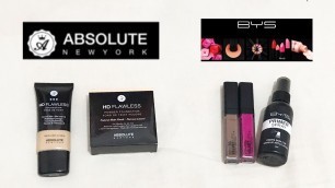 'Cobain Produk Yang Baru Masuk Indo : ABSOLUTE NEWYORK & BYS COSMETICS | Bahasa Indonesia | Diendiana'