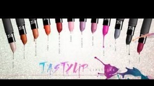 'SWATCHES LIPSTICS MULAC COSMETICS - tastylip & whackylipsticks!'