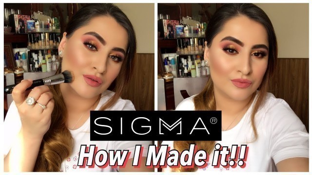 'How I Got Sigma PR | Sigma Beauty Products Review'