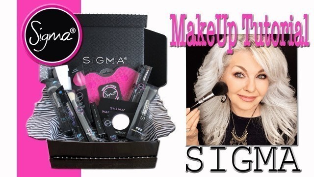 'MAKEUP TUTORIAL | SIGMA BEAUTY MAKEUP & BRUSHES REVIEW | Mature Skin'