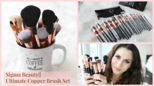 'Sigma Beauty| Ultimate Copper Brush Set'