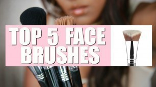 'TOP 5, BEST MAKE UP BRUSHES FOR FACE | SIGMA BEAUTY'