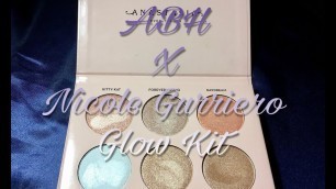 'Nicole Guerriero Glow Kit Swatches'