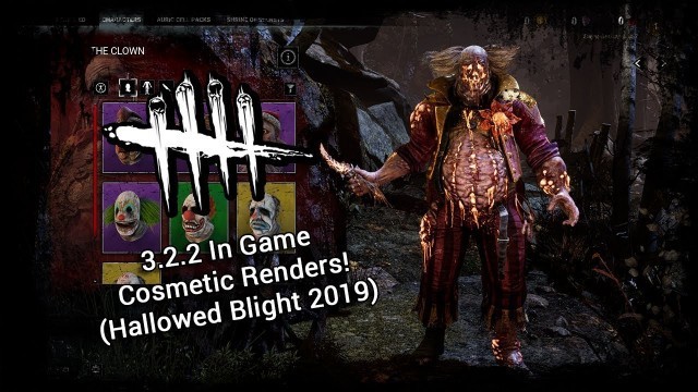 'Dead By Daylight - 3.2.2 In Game Cosmetic Renders! (Hallowed Blight)'