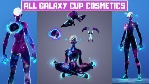 'New Galaxy Cosmetics Showcase! (Galaxy Scout Skin, Celestia Glider, Stardust Strikers Pickaxe)'