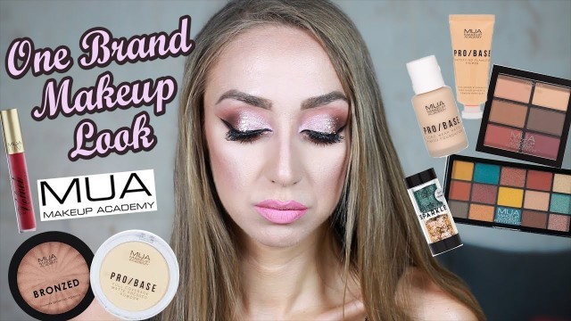 'MUA: One brand Makeup & Διαγωνισμός- Glitter Makeup| Polinasbeauty'