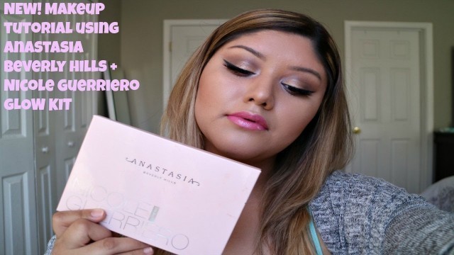 'New! Anastasia Beverly Hills + Nicole Guerriero Glow kit Makeup tutorial'