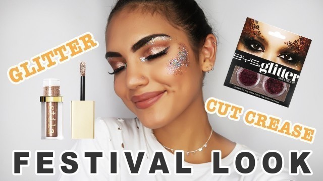 'FESTIVAL MAKEUP IDEA | STILA & BYS GLITTER'