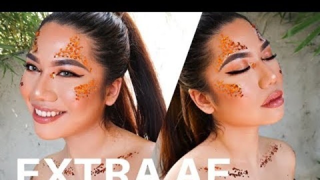 'EXTRA AF GLITTER MAKEUP!!! | BYS PHILIPPINES | Claudia Virina'