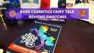 'Rude Cosmetics FairyTale 35 Eyeshadow Palette | Review | 2020'