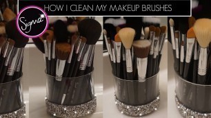 'How I Clean My Sigma Makeup Brushes'