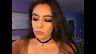 'SUNSET MAKEUP // KYLIE COSMETICS BURGUNDY PALETTE DUPE'