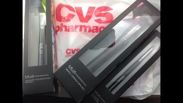 'CVS MUA Makeup Brushes HAUL'