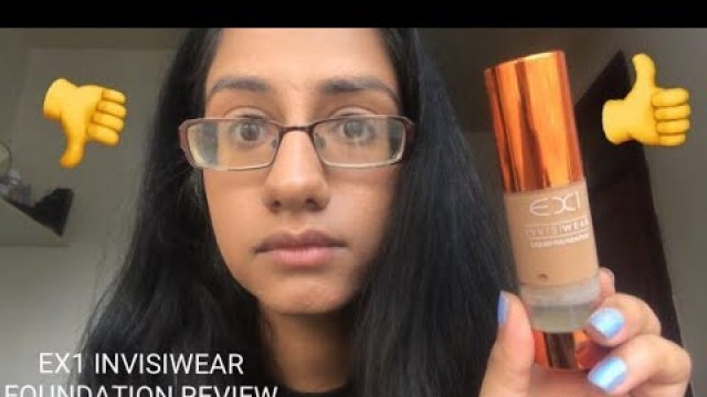 'EX1 INVISIWEAR LIQUID FOUNDATION REVIEW AND TUTORIAL'