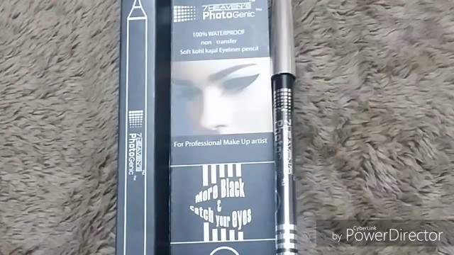 '7Heaven\'s photogenic  soft kohl  kajal  eyeliner :Review'