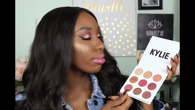 'KYLIE COSMETICS Burgundy Palette Tutorial + First Impression'