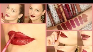 'Kylie Cosmetics Lip Swatches - Top 7 dark shades for light skin | PEACHY'