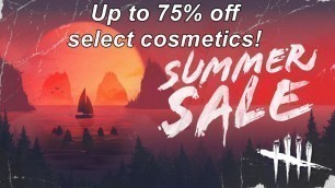 Dead By Daylight| Summer Sale! Up to 75% off select cosmetics!
