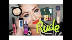 'Probando Rude Cosmetics || Swatches, tutorial, primeras impresiones...'