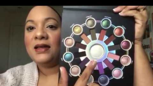 'BH Cosmetics Zodiac Palette Swatches and Simple Look'