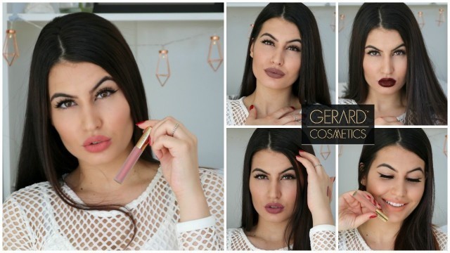 'Gerard Cosmetics Hydra Matte Liquid Lipstick Swatches And Review 2016'