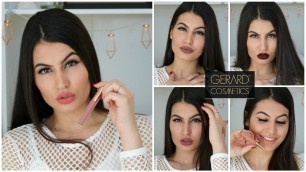 'Gerard Cosmetics Hydra Matte Liquid Lipstick Swatches And Review 2016'