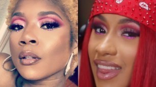 'City Girls - Cardi B Twerk Video Inspired Makeup'