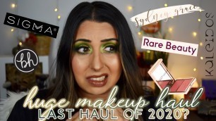 'huge makeup haul | my last haul of 2020?!?! | sigma beauty, bh cosmetics, sydney grace + more'