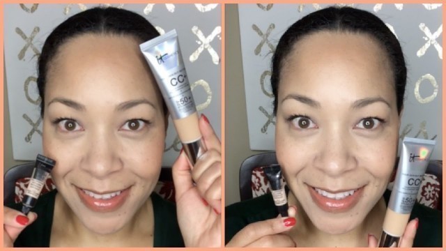 'IT Cosmetics CC+ Cream & Bye Bye Under Eye | Demo & Review'