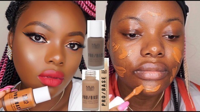 'MUA Pro/Base Foundation, Concealer & Powder Review  | Affordable Makeup For Dark Skin'